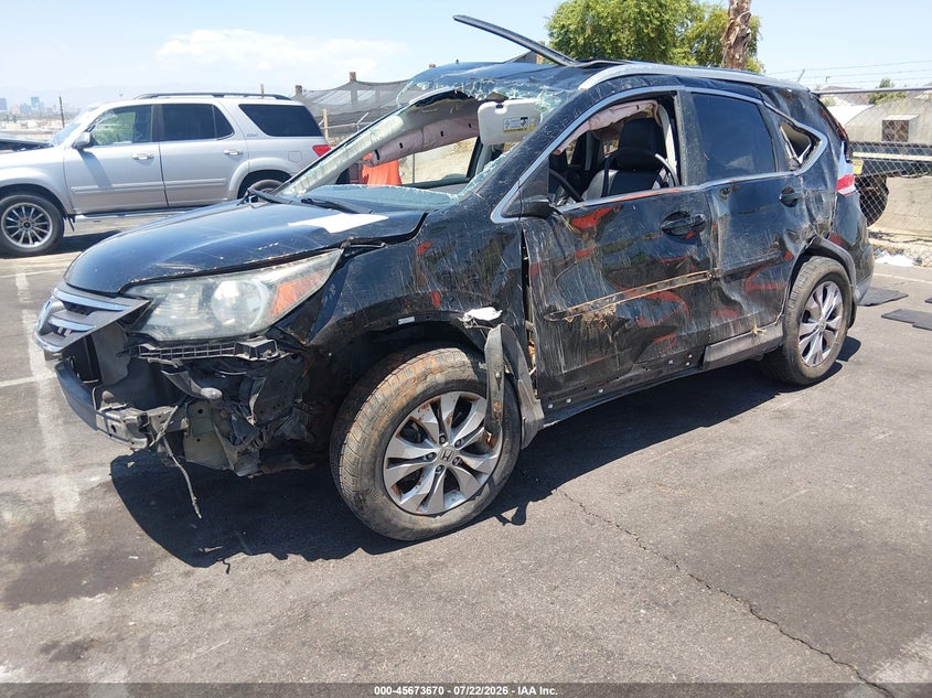 2014 Honda CR-V, Удар спереди, IAAI, VIN 5J6RM4H79EL055311 — фото 2