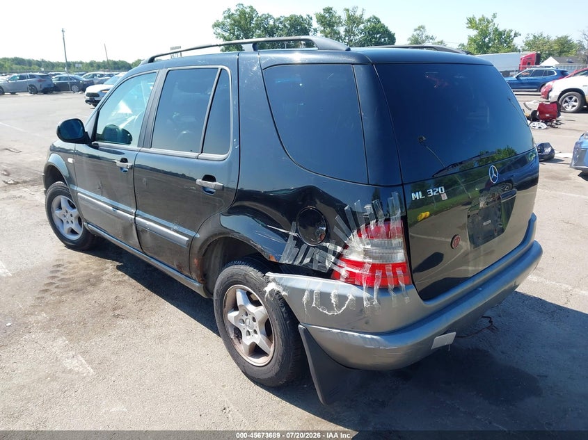 MERCEDES-BENZ ML 320 1999 VIN 4JGAB54E7XA087915