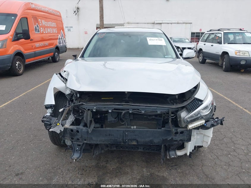 2019 Infiniti Q50 3.0T Luxe VIN: JN1EV7AR7KM558343 Lot: 45673709