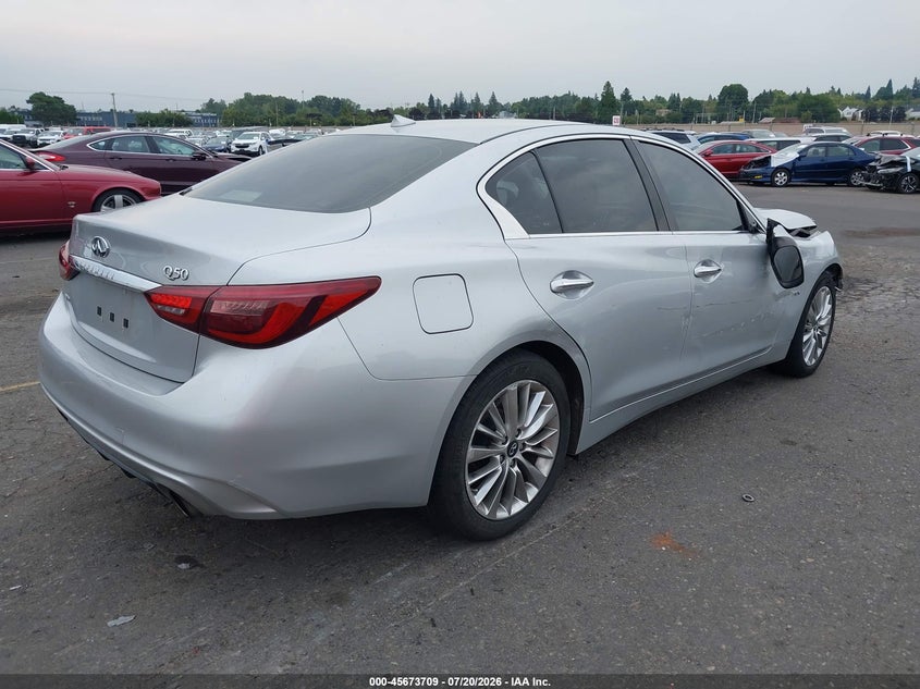 Vin: jn1ev7ar7km558343, lot: 46172309, infiniti q50 3.0t luxe 20194