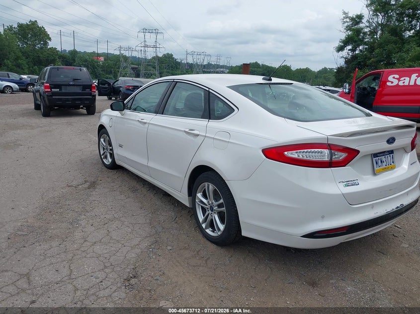 Vin: 3fa6p0su6gr294039, lot: 46172312, ford fusion energi titanium 20163