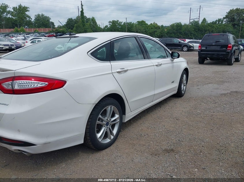 Vin: 3fa6p0su6gr294039, lot: 46172312, ford fusion energi titanium 20164