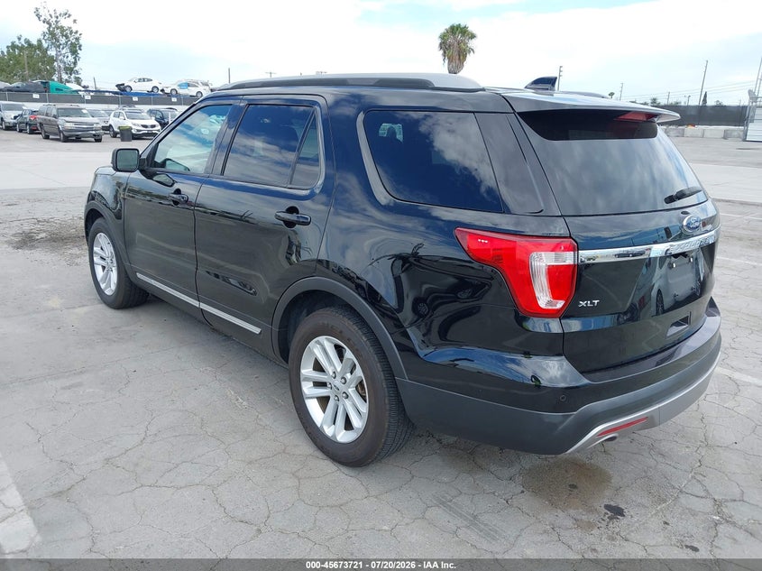 Vin: 1fm5k7d84hge38589, lot: 46172321, ford explorer xlt 20173