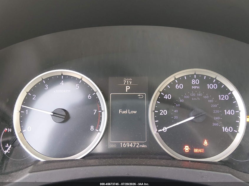 2015 LEXUS IS 250 auction photo 7