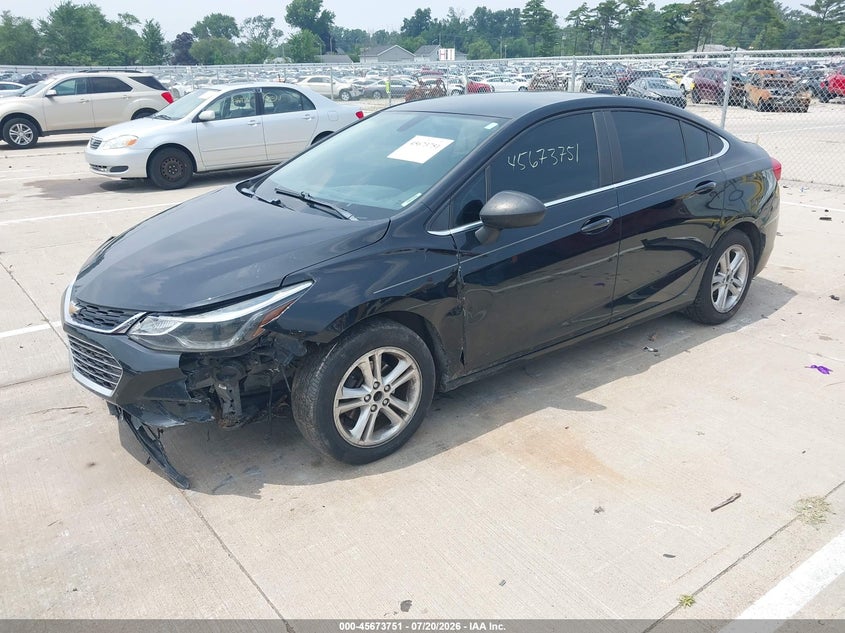 2018 Chevrolet Cruze Lt Auto VIN: 1G1BE5SM2J7246296 Lot: 45673751