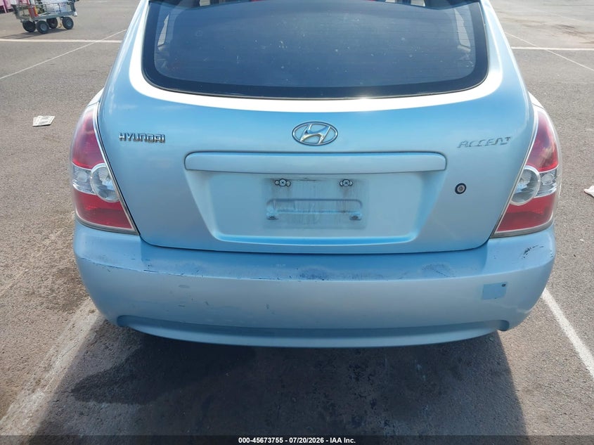 2008 Hyundai Accent Gs VIN: KMHCM36C18U062589 Lot: 45673755