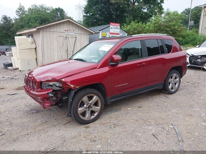 Vin: 1c4njdeb3ed718677, lot: 46172371, jeep compass latitude 20142