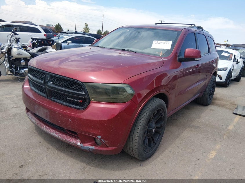 Vin: 1c4sdjdtxdc614436, lot: 46172377, dodge durango crew 20132