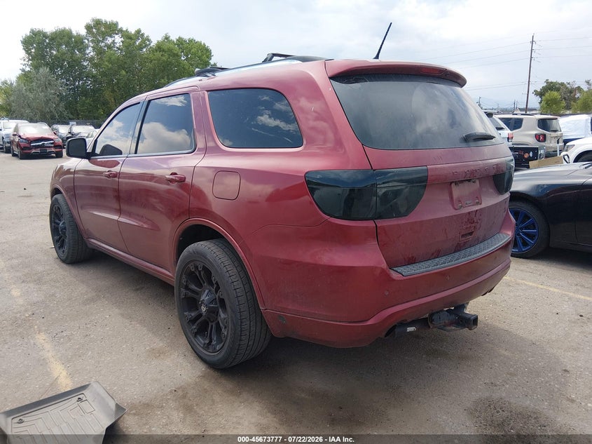 Vin: 1c4sdjdtxdc614436, lot: 46172377, dodge durango crew 20133