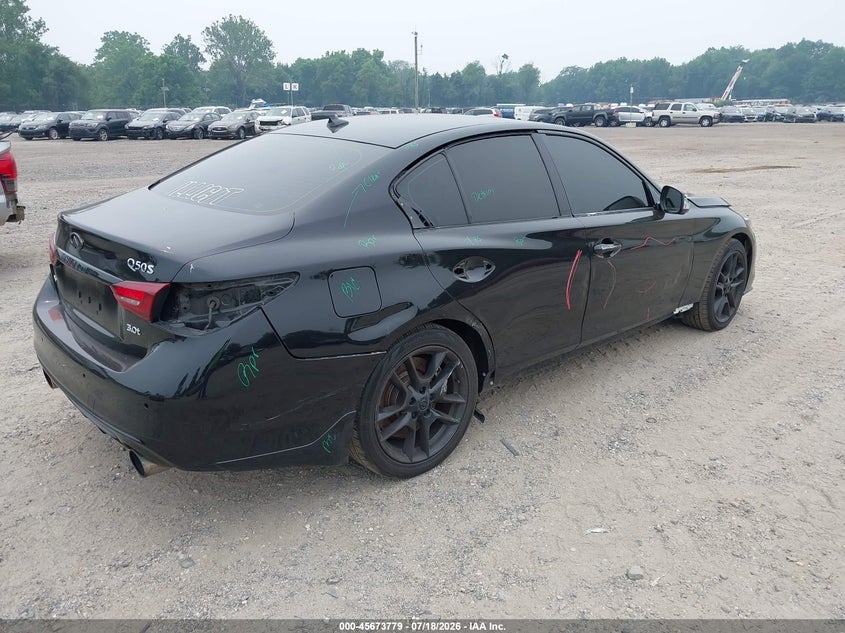 Vin: jn1ev7ar8km593473, lot: 46172379, infiniti q50 3.0t sport 20194