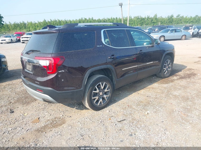Vin: 1gkknrls2lz153995, lot: 46172425, gmc acadia fwd sle 20204