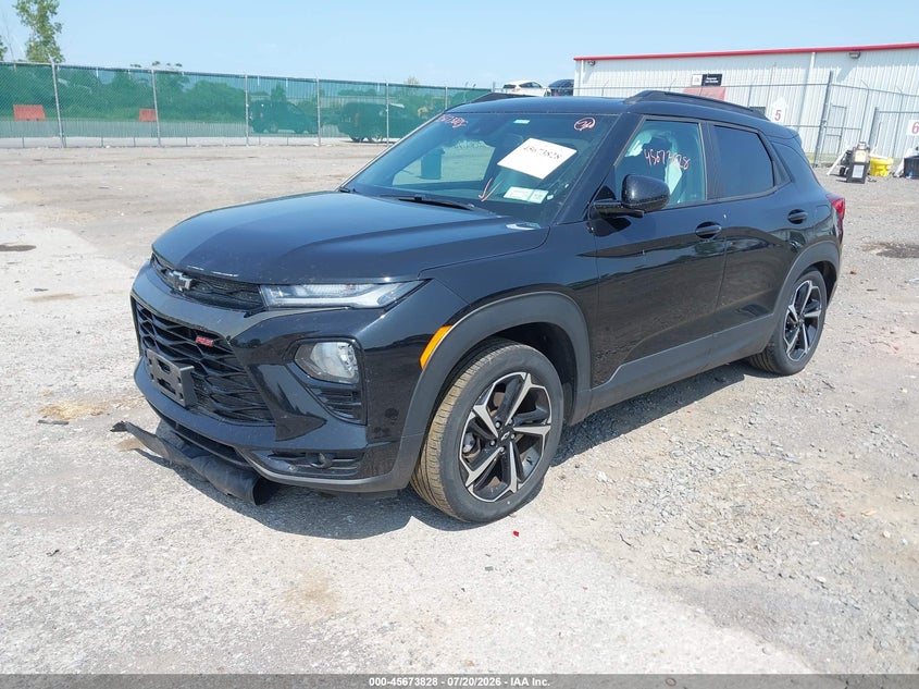 2022 Chevrolet TrailBlazer, Right Side, IAAI, VIN KL79MTSL3NB084599 — photo 2