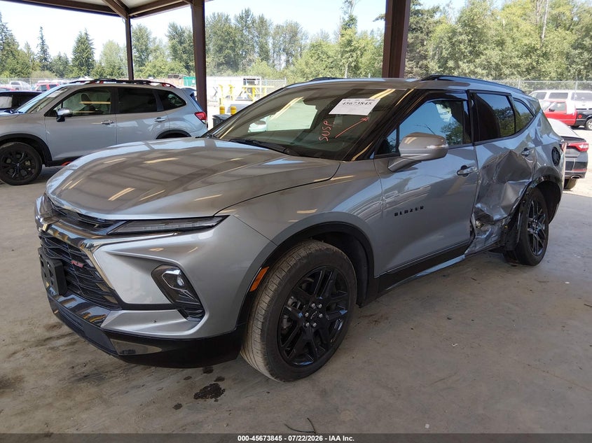 Vin: 3gnkbkrs3ss122244, lot: 46172445, chevrolet blazer awd rs 20252