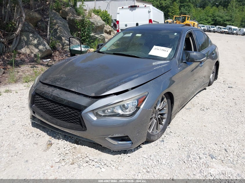 Vin: jn1ev7ar6jm440346, lot: 46172464, infiniti q50 3.0t luxe 20182
