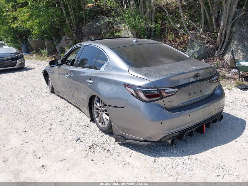Vin: jn1ev7ar6jm440346, lot: 46172464, infiniti q50 3.0t luxe 20183