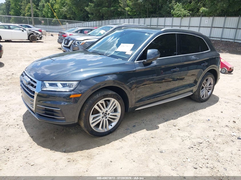Vin: wa1bnafy8j2112512, lot: 46172472, audi q5 2.0t premium/2.0t tech premium 20182
