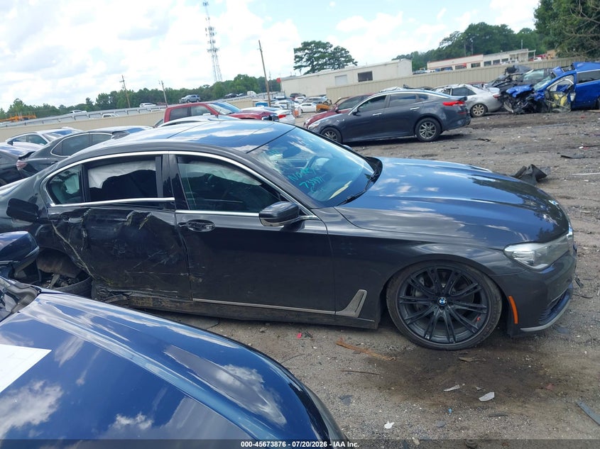 2017 BMW 740I VIN: WBA7E2C50HG739971 Lot: 45673876