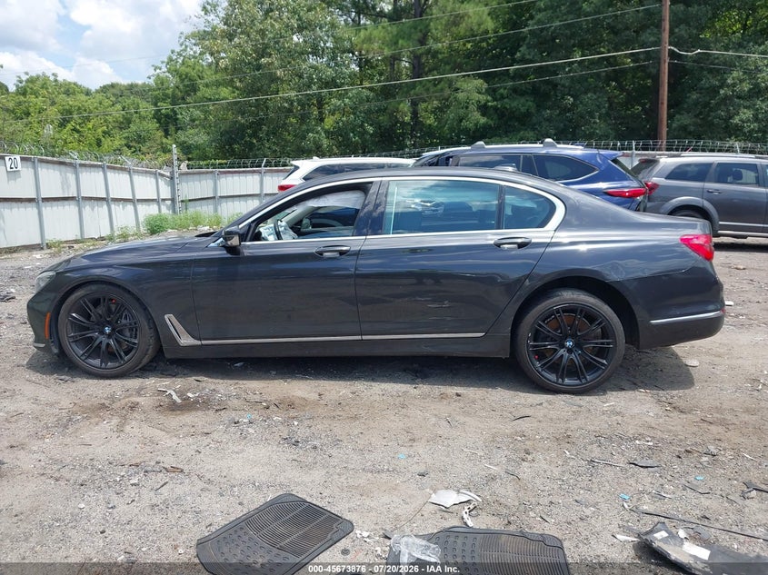 2017 BMW 740I VIN: WBA7E2C50HG739971 Lot: 45673876