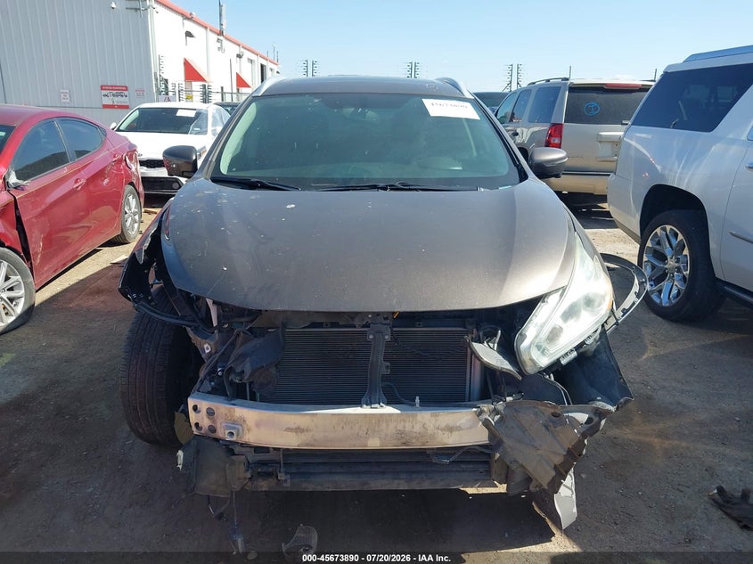 2017 Nissan Murano Sl VIN: 5N1AZ2MG7HN147357 Lot: 45673890