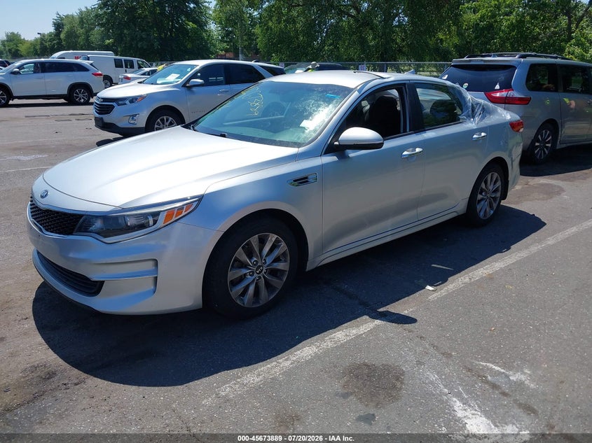 Vin: 5xxgt4l32jg263397, lot: 46172490, kia optima lx 20182