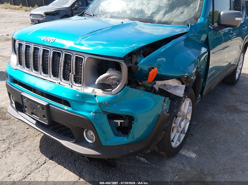 2021 Jeep Renegade Limited 4X4 VIN: ZACNJDD10MPM26541 Lot: 45673897
