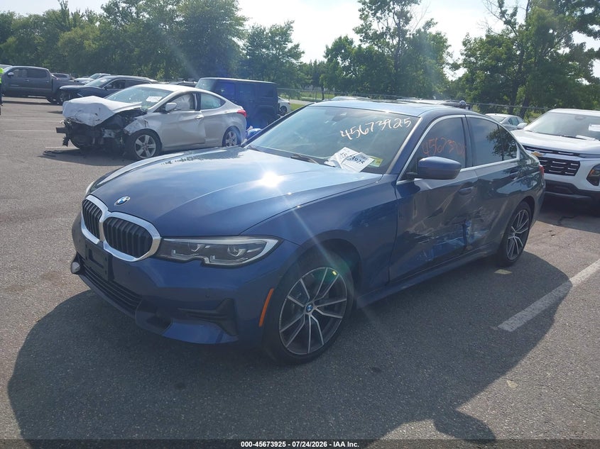 Vin: 3mw5r1j08m8b49670, lot: 46172525, bmw 330i 20212