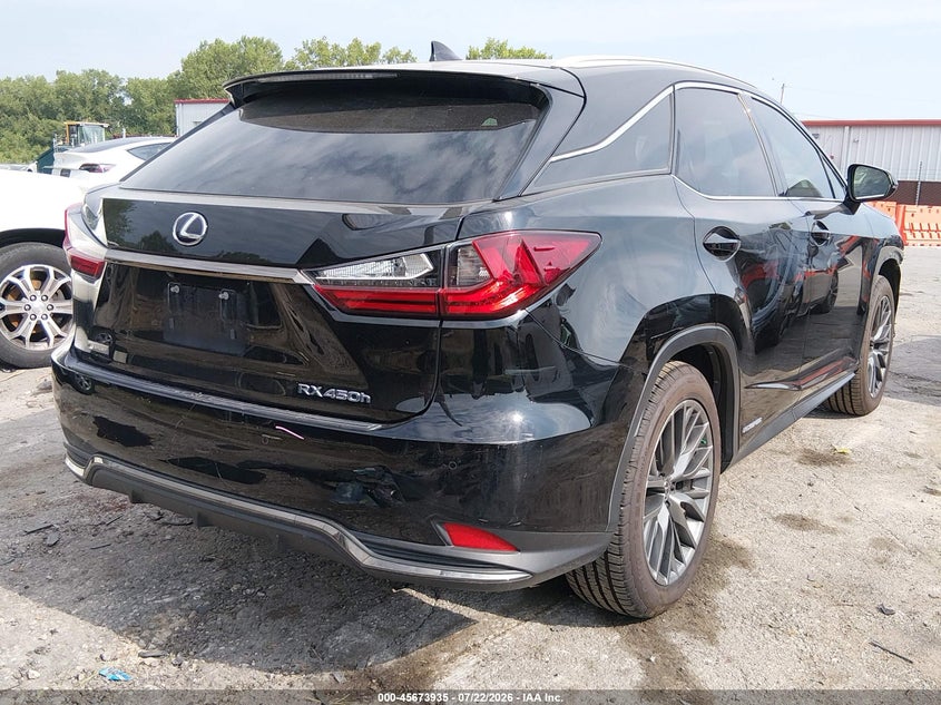 Vin: 2t2ygmda8lc047193, lot: 46172535, lexus rx 450h f sport performance 20204