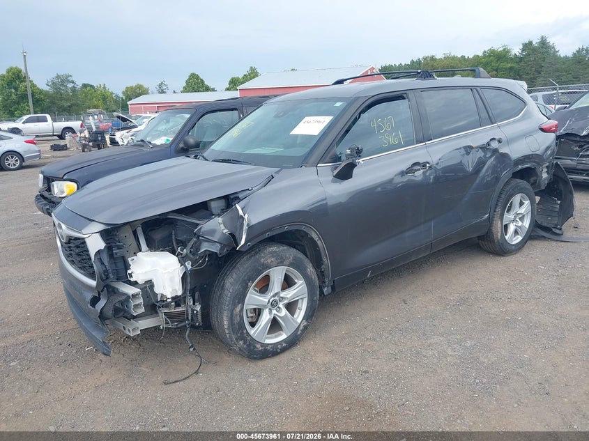 2020 Toyota Highlander Le VIN: 5TDBZRBH6LS020888 Lot: 45673961