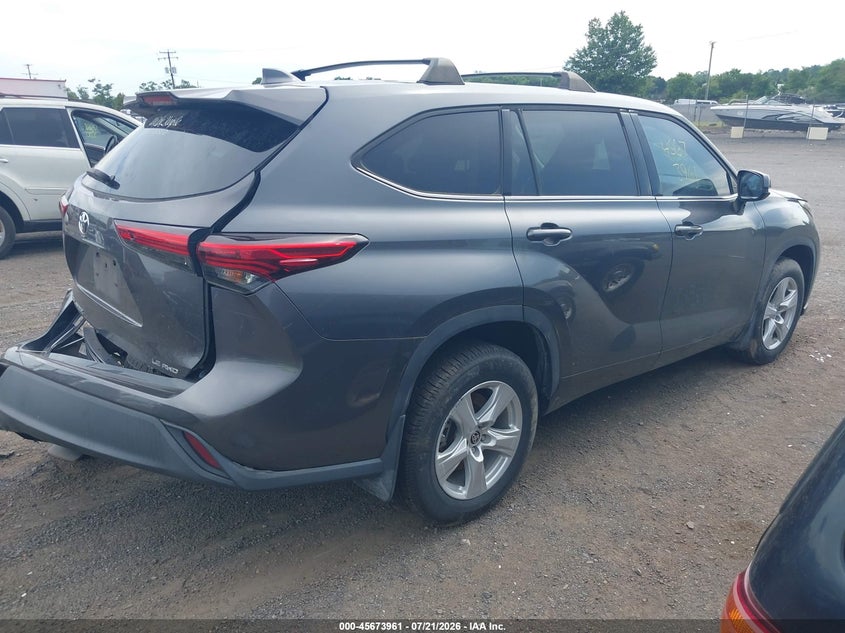 2020 Toyota Highlander Le VIN: 5TDBZRBH6LS020888 Lot: 45673961