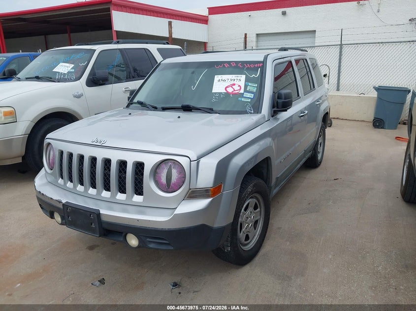 Vin: 1j4nt1gb8bd146310, lot: 46172574, jeep patriot sport 20112