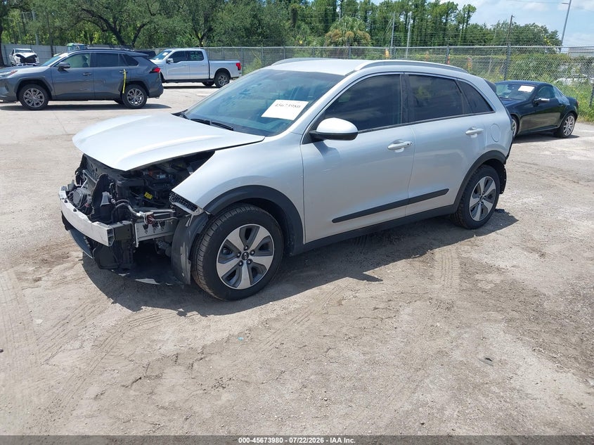 Vin: kndcb3lc9k5295572, lot: 46172580, kia niro lx 20192