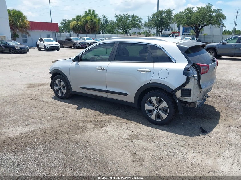 Vin: kndcb3lc9k5295572, lot: 46172580, kia niro lx 20193