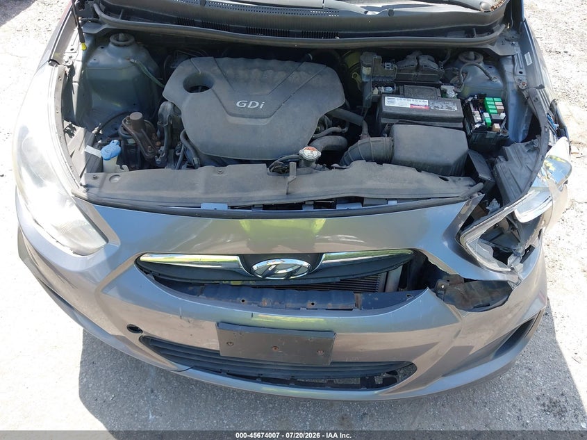 2013 Hyundai Accent Gls VIN: KMHCT4AE6DU477113 Lot: 45674007