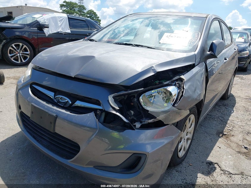2013 Hyundai Accent Gls VIN: KMHCT4AE6DU477113 Lot: 45674007