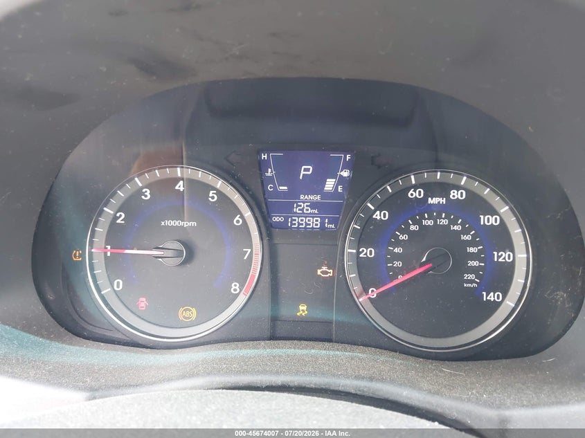 2013 Hyundai Accent Gls VIN: KMHCT4AE6DU477113 Lot: 45674007