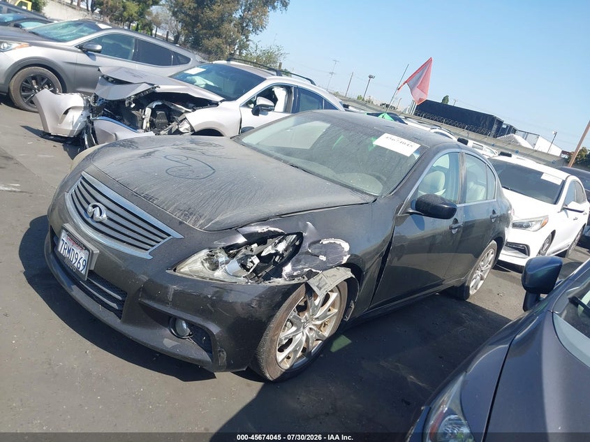 Vin: jn1cv6ap7cm625069, lot: 46172645, infiniti g37 journey 20122