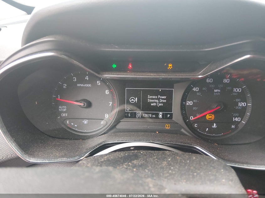 CHEVROLET TRAILBLAZER 2022 VIN KL79MRSL7NB123293