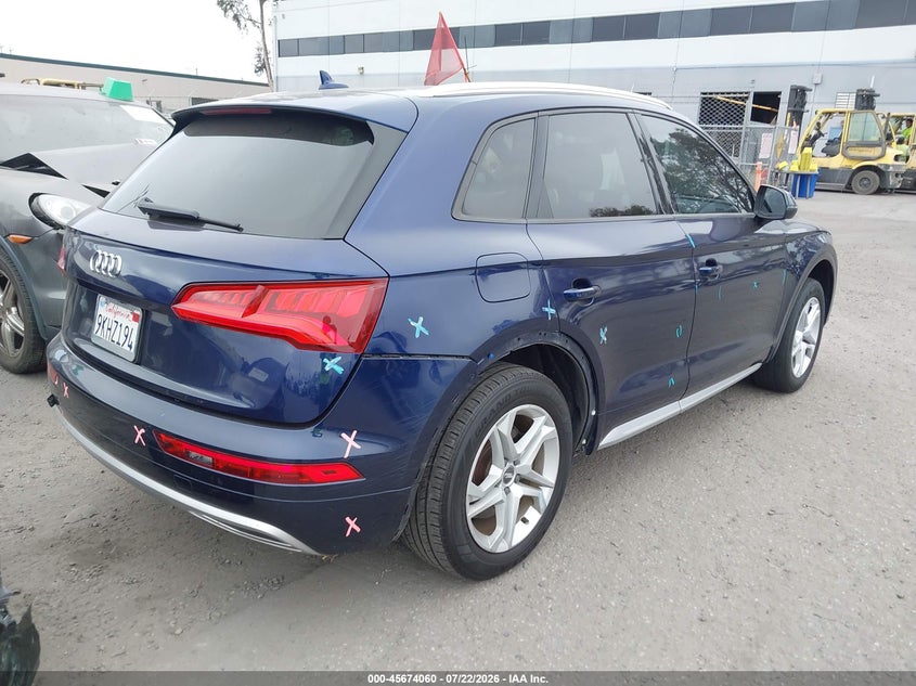 Vin: wa1anafy3j2006674, lot: 46172660, audi q5 2.0t premium/2.0t tech premium 20184