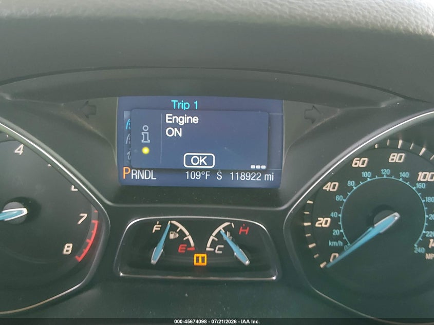 2014 Ford Focus Se VIN: 1FADP3F26EL105130 Lot: 45674098