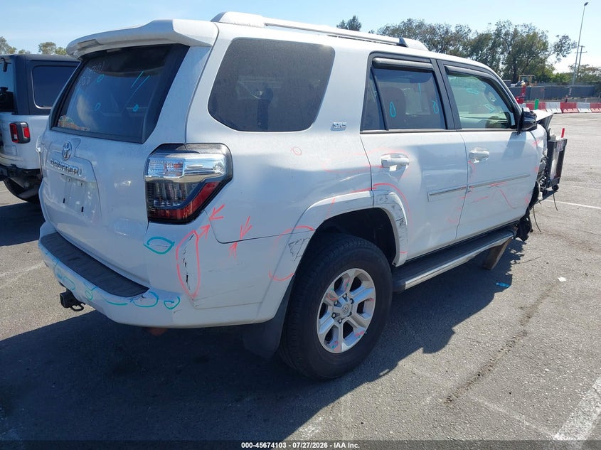 Vin: jtebu5jr4j5532181, lot: 46172703, toyota 4runner sr5 premium 20184