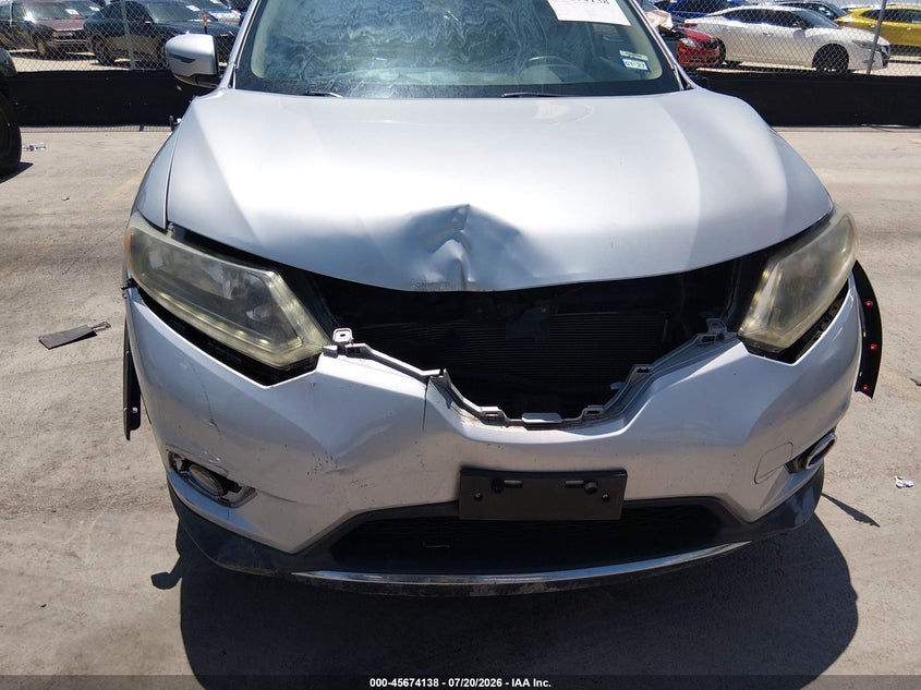 2016 Nissan Rogue S/Sl/Sv VIN: 5N1AT2MT0GC899975 Lot: 45674138