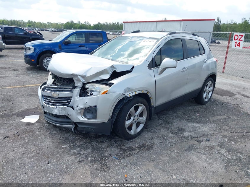 2015 Chevrolet Trax Ltz VIN: KL7CJNSB7FB093311 Lot: 45674140