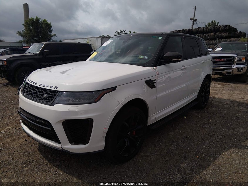 Vin: salwz2re3ma770860, lot: 46172747, land rover range rover sport svr/svr carbon edition 20212