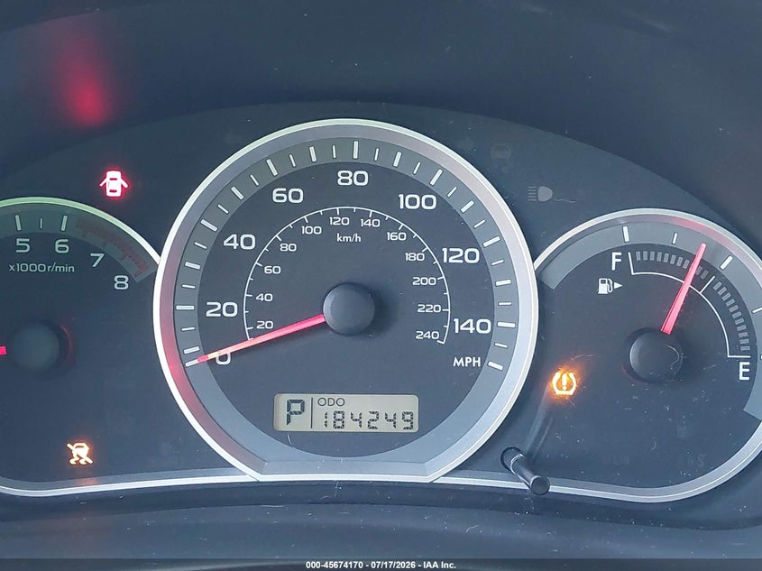 2010 SUBARU IMPREZA OUTBACK SPORT auction photo 7