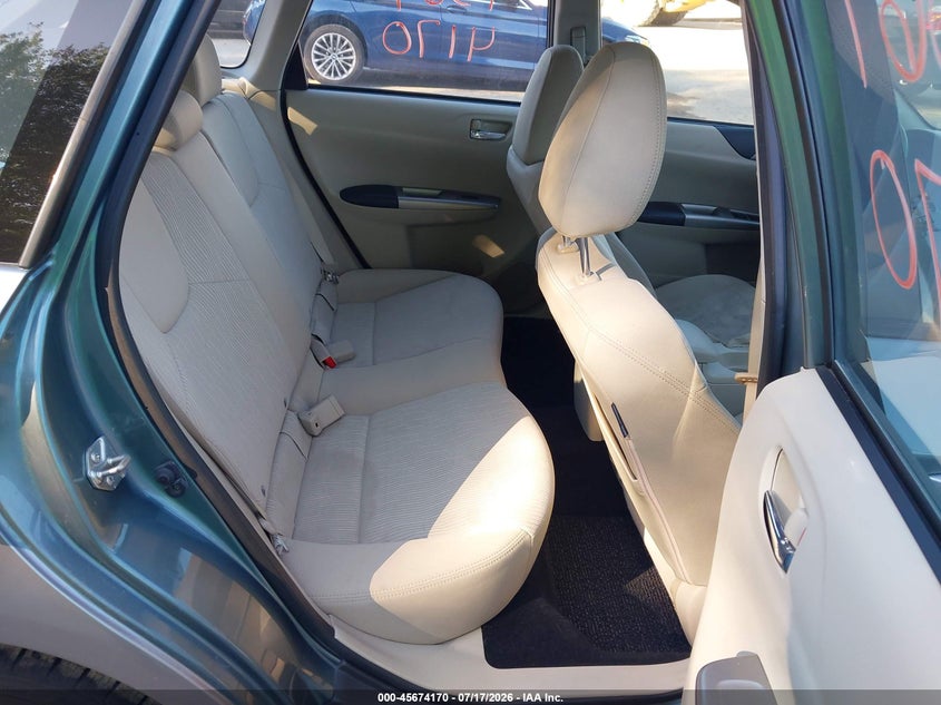 2010 SUBARU IMPREZA OUTBACK SPORT auction photo 8
