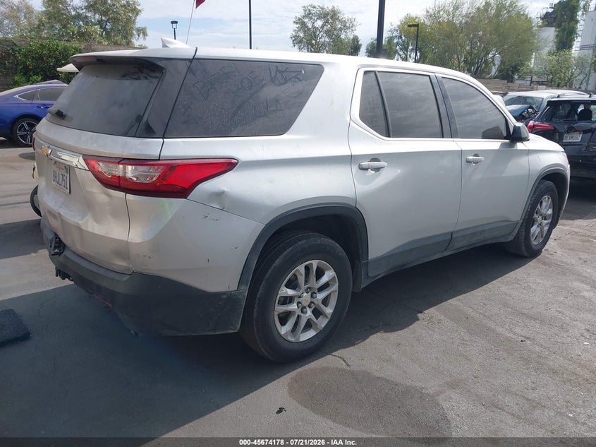 2019 Chevrolet Traverse Ls VIN: 1GNERFKW6KJ167015 Lot: 45674178
