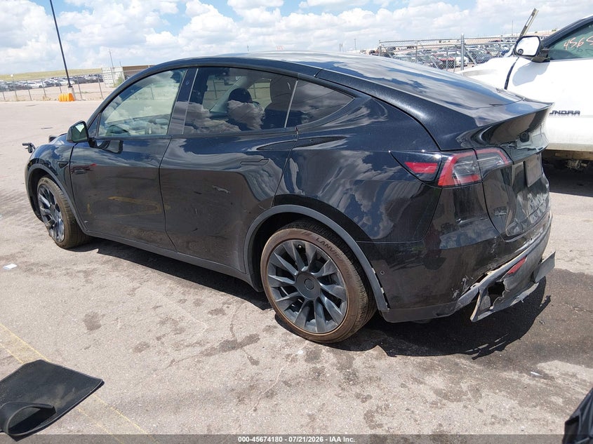 Vin: 5yjygdee8mf149063, lot: 46172780, tesla model y long range dual motor all-wheel drive 20213