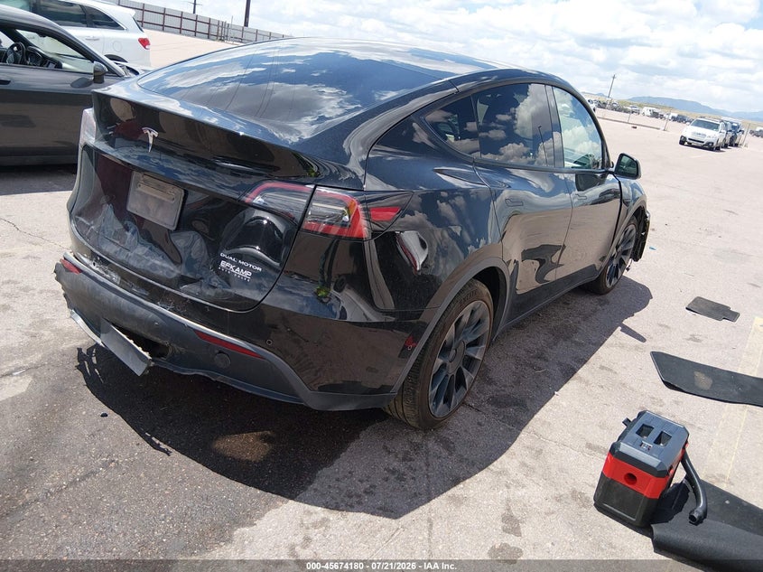 Vin: 5yjygdee8mf149063, lot: 46172780, tesla model y long range dual motor all-wheel drive 20214