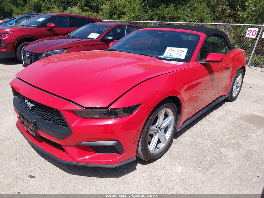 Vin: 1fagp8uh4t5117621, lot: 46172794, ford mustang ecoboost premium 20262