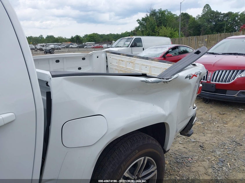 2021 Chevrolet Colorado 4Wd Short Box Wt VIN: 1GCGTBEN9M1293614 Lot: 45674196